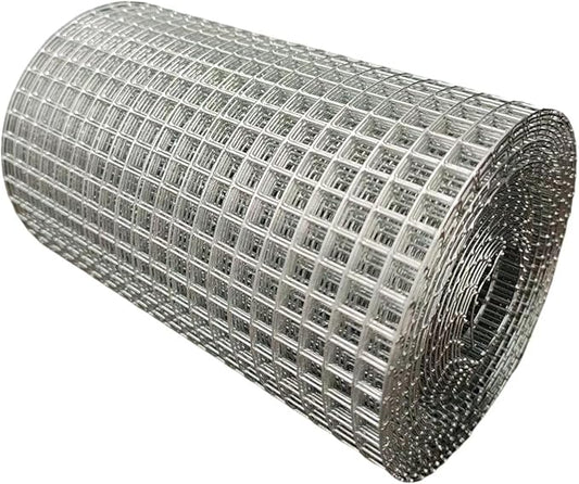 Hardware Cloth 1/4inch 5inx15ft 23 Gauge,Double-Layer Hot-Dip Galvanizing After Welding,Chicken Wire Netting Garden Wire Fencing Rabbit Snake Fence Chicken Coop Plant Supports