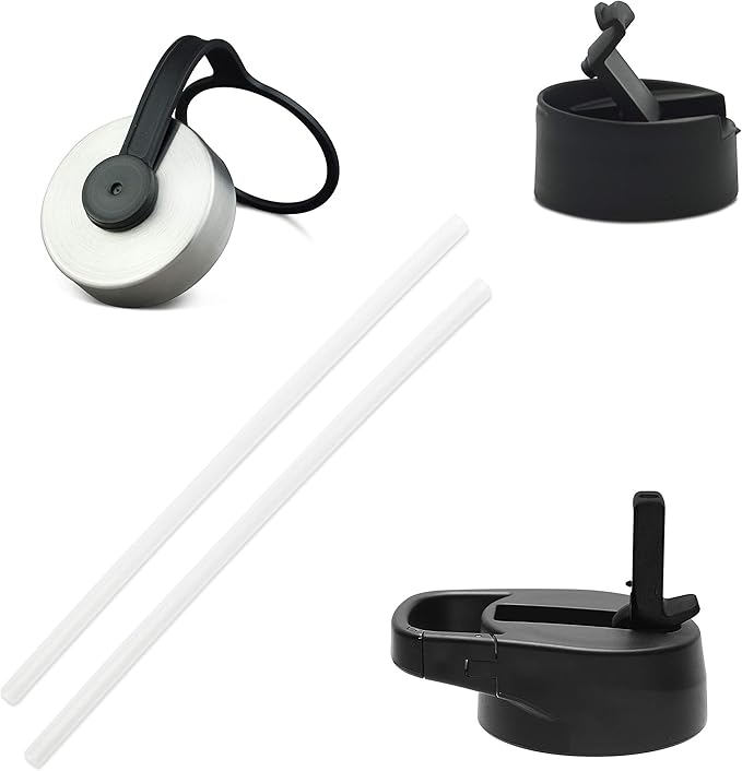 IRON °FLASK Sports Water Bottle - Wide Mouth with 3 Straw Lids - Stainless Steel Gym & Outdoor Bottles for Men, Women & Kids - Double Walled, Insulated Thermos, Metal Canteen - Kiwi Green, 40 Oz