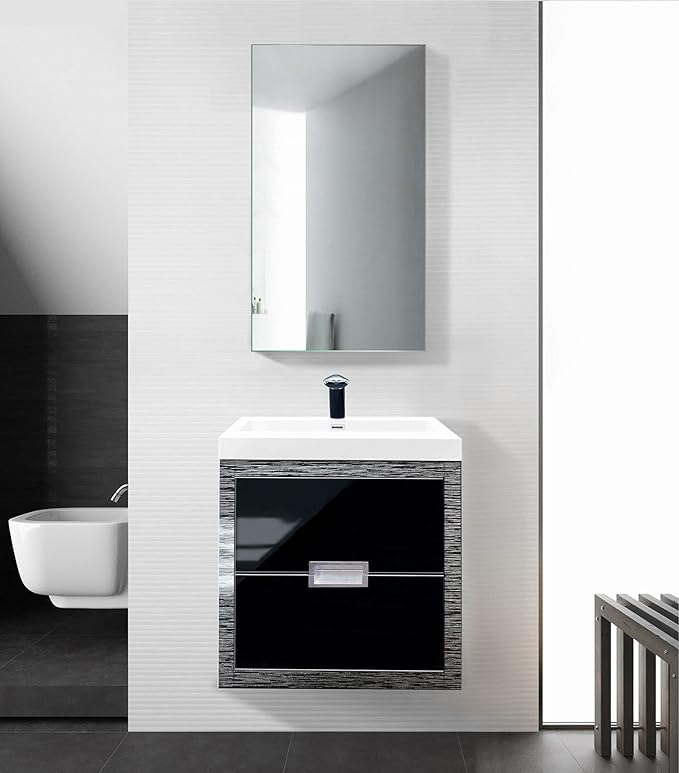 Krugg Medicine Cabinet | Recess or Surface Mount | Blum Hinge 170 Degree Soft Close|(20"x36")