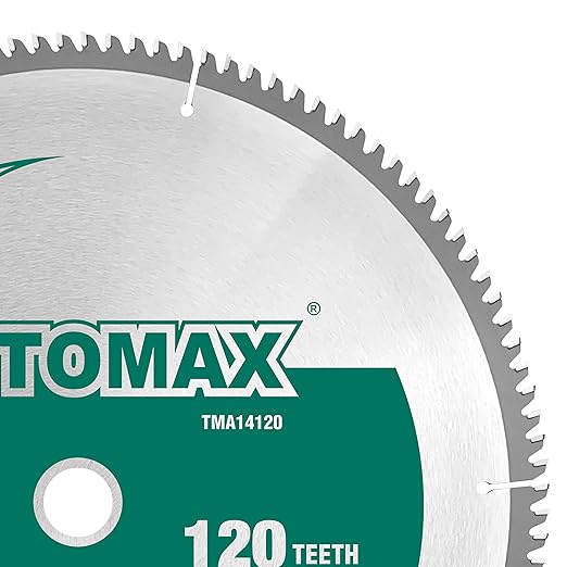 14-Inch 120 Tooth TCG Thin Aluminum and Non-Ferrous Metal Saw Blade with 1-Inch Arbor