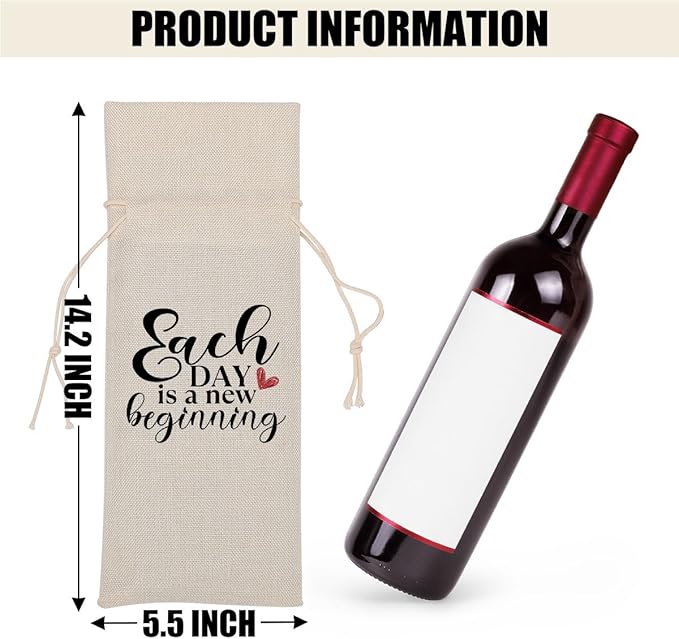 Funny Wine Quotes Wine Bag Wine Tasting Party Supplies for Wine Lovers Women Men Bride Coworker Mom Christmas Birthday Wedding Bachelorrette Party Wine Bags