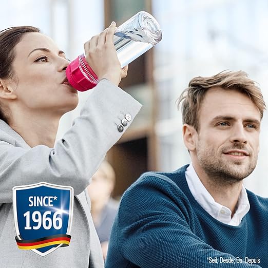 BRITA Fill and Go Vital Water Filter Bottle, Pink, Pack of 1