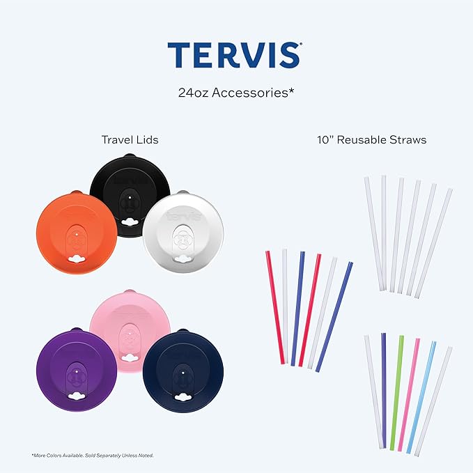 Tervis Softball - All Over Made in USA Double Walled Insulated Tumbler Travel Cup Keeps Drinks Cold & Hot, 24oz, Classic