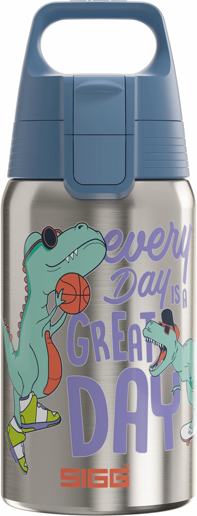 SIGG - Stainless Steel Kids Bottle - Shield One - Suitable For Carbonated Beverages - 17 Oz