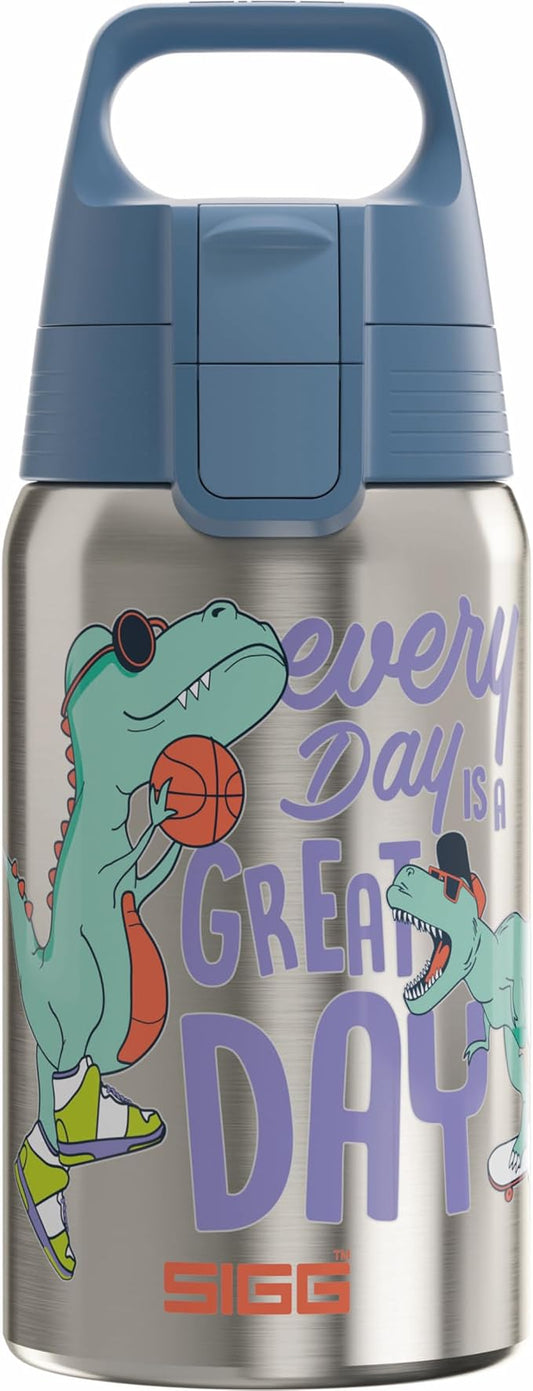 SIGG - Stainless Steel Kids Bottle - Shield One - Suitable For Carbonated Beverages - 17 Oz