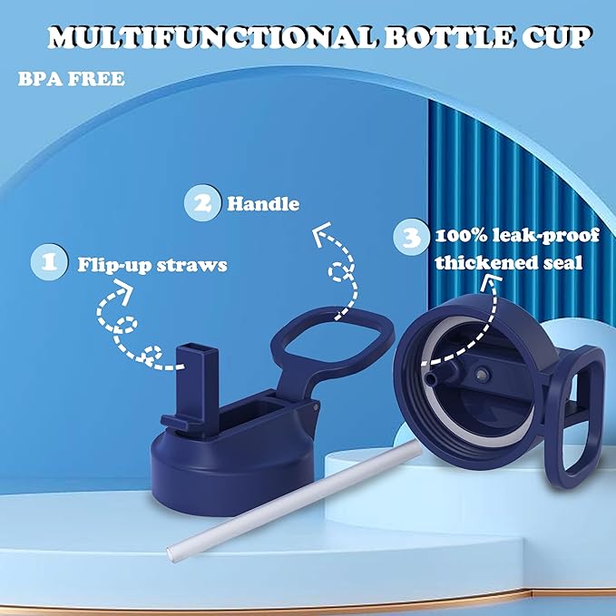 Kids Water Bottle, 16OZ Water Bottles Kids with Straw, Stainless Steel Vacuum Double Wall Insulated cup, Kids Water Bottle for School, Gifts for Boys (GREEN PINK, 16OZ)