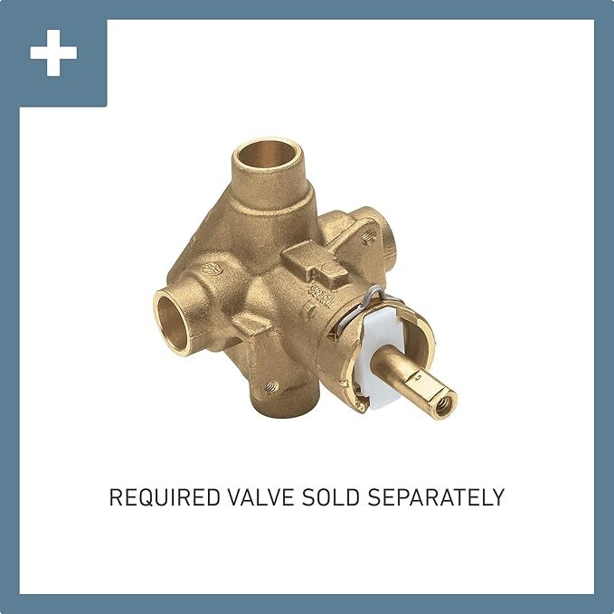 Moen Brantford Brushed Nickel Posi-Temp Pressure Balancing Eco-Performance Shower Valve Trim Kit Valve Required, T2152EPBN