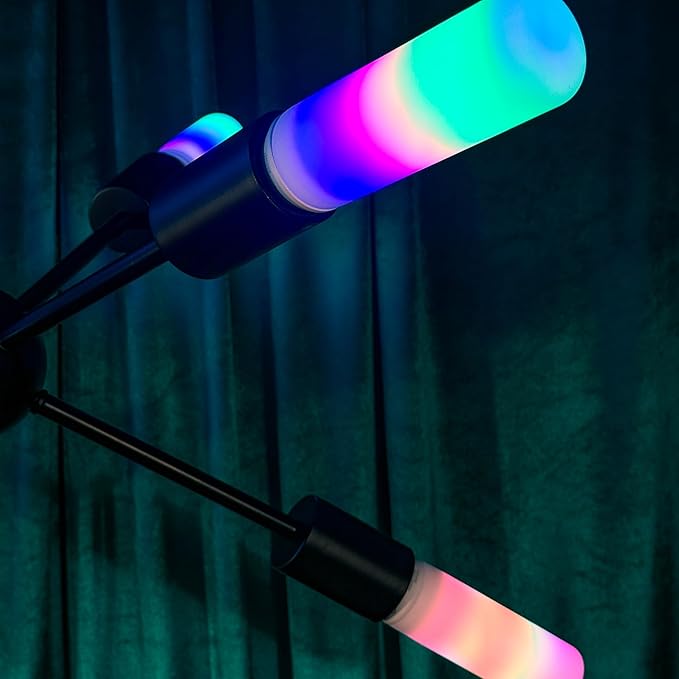 LIFX Opal Color Tube Smart LED Bulb, 104 LEDs with 52 Zones, Polychrome Flame & Morph Modes, Tunable White 1500K–9000K, Dimmable Wi-Fi RGBW Tube Light, Works with Alexa, Google, Siri, LFX/T10L/OP