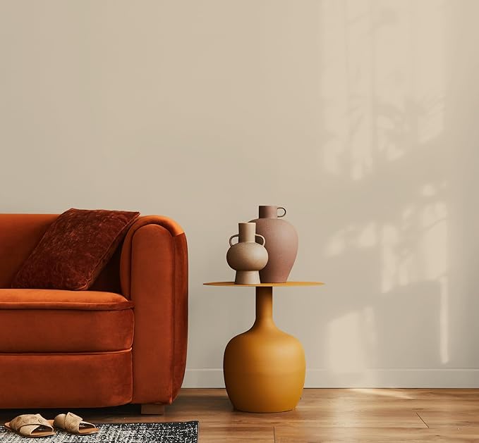 EVOLVE Paint & Primer: Environment-friendly, Low Sheen with One-coat Coverage for Interior & Exterior surfaces (Beach Beige, 1-Gallon)