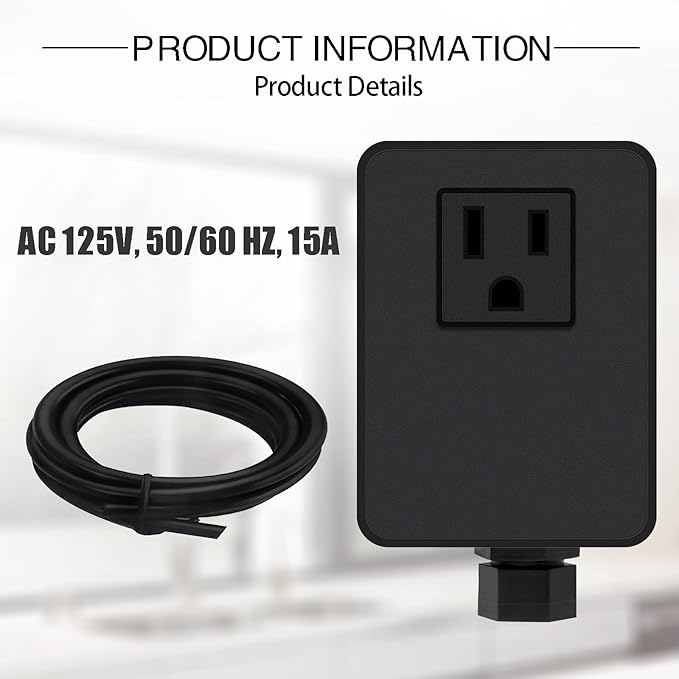 Garbage Disposal Air Switch Kit with Long Button, Chrome (Brass Cover)