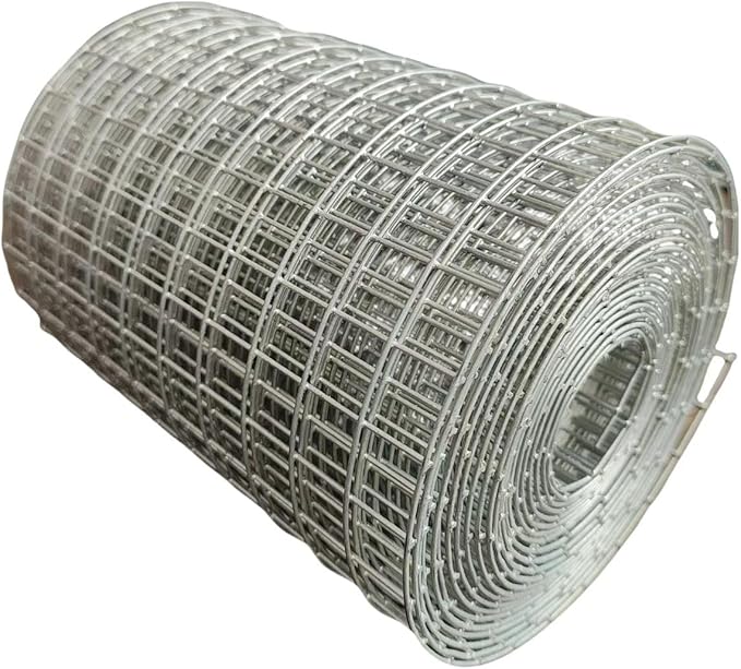 Hardware Cloth 1/2inch 5inx15ft 19 Gauge,Double-Layer Hot-Dip Galvanizing After Welding,Chicken Wire Netting Garden Wire Fencing Rabbit Snake Fence Chicken Coop Plant Supports