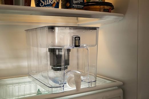 Epic Nano Countertop Water Filter Dispenser for Drinking Water. 36 Cup 150 Gallon Long Last Filter BPA Free Water Purifier Large Water Jug