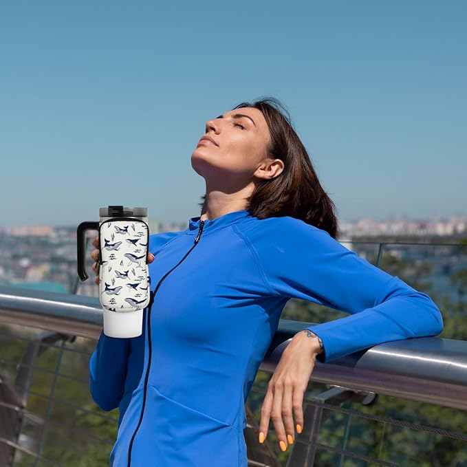 Galaxy Mandala Water Bottle Pouch for Stanley Cup 40oz 30oz,Personalized Gym Purse for Men Women, Tumbler Pouch with Versatile Pocket Water Bottle Bag for Cards, Keys, Phone