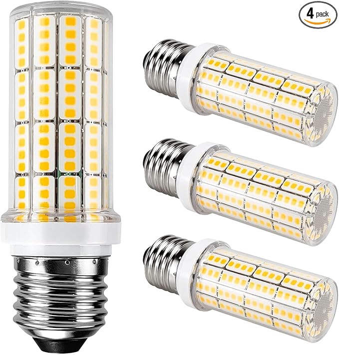 LED Light Bulb 2500lumen 200w Equivalent Super Bright 3000K Warm Daylight White 20W LED Bulbs Waterproof E26/E27 Medium Base for Outdoor Indoor Home Garage Backyard LED Corn Light Bulb Pack of 4