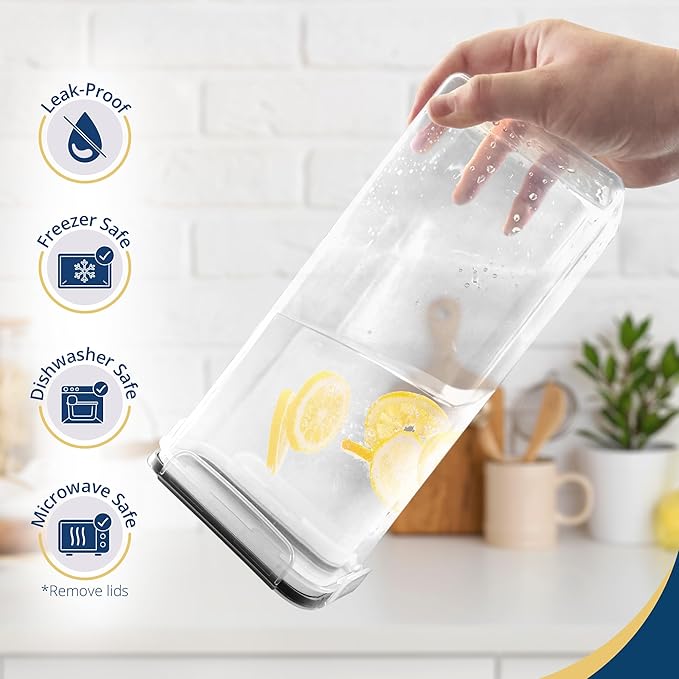 Reli. Airtight Food Storage Containers with Lids (36 Sets) | Kitchen Organizers and Storage Pantry Organizers | BPA Free Plastic Food Containers | Ultra Variety Pack w/Measuring Cup, 42 Labels, Pen