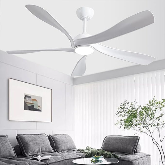 Fergus 5-Blade Lighted Ceiling Fan with LED Lamp with Remote