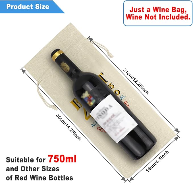 Funny 45th Birthday Gifts Happy Birthday Party Wine Bag 45 Years Old Birthday Gift for Her Him 45th Anniversary Birthday Gifts for Friends Wife Husband Mom Dad Aunt Uncle Decorative Wine Bottle Bag