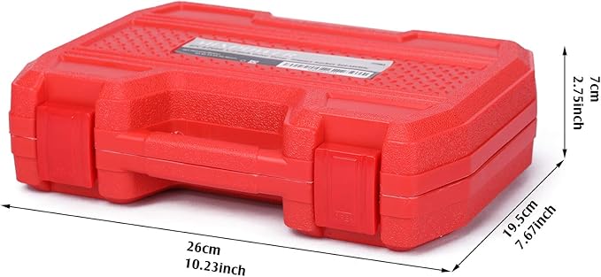 MIXPOWER 6-Piece1/2- Inch Drive Deep Impact Socket Set, Impact Grade Socket Set, 6 Point, CR-MO, Metric,30mm, 32mm, 33mm, 34mm, 35mm, 36mm