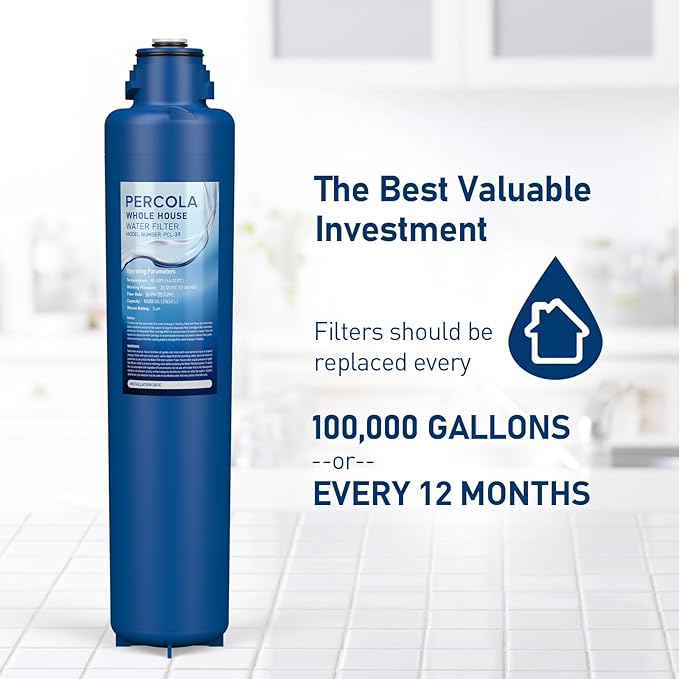 AP917HD Water Filter, Compatible with Aqua-Pure® AP917HD Whole House Sediment/CTO Replacement Filter For 3M® Aqua-Pure® AP903 System 100,000 Gallons (1 Pack)