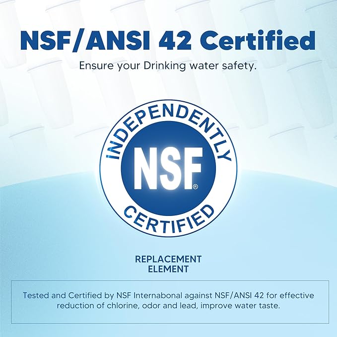 Water Filter Replacement Compatible with Zero Pitcher and Dispenser ZR-001 ZR-017 ZR-004 ZP-006 ZD-013 ZS-008, Multi-Stage Filter System, Reduce Lead, Chromium, and PFOA/PFOS, Pack of 4