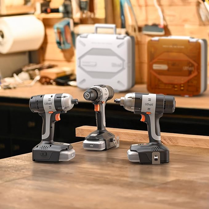 Litheli 20V Cordless Impact Driver, 1593 in-lbs Max Torque, 1/4 in. Hex Power Drill/Driver (Battery and Charger not Included)