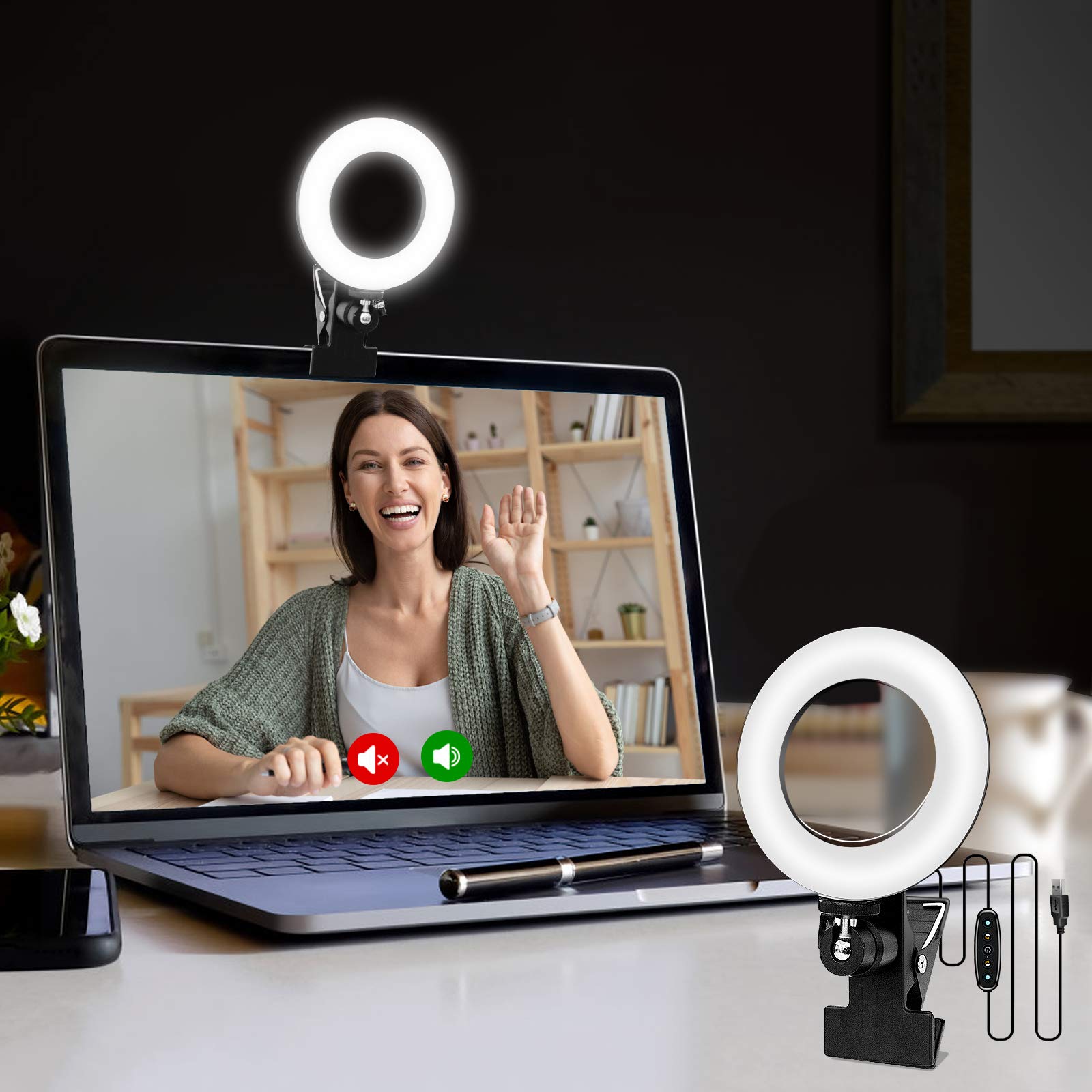 cyezcor-video-conference-lighting-kit-ring-light-for-monitor-clip-on-for-remote-working-distance-learning-zoom-call-self-broadcasting-and-live-streaming-computer-laptop-video-conferencing
