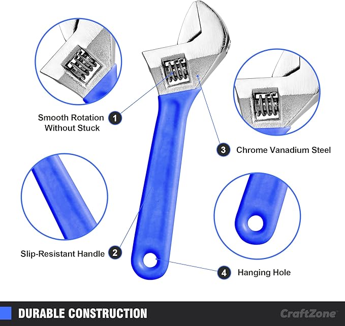 Tool Kit Portable,Basic Hand Tool Set 21Pcs with Pouch,Tool Bag for Home|Dorm|Office|DIY|Classroom,Deep Blue