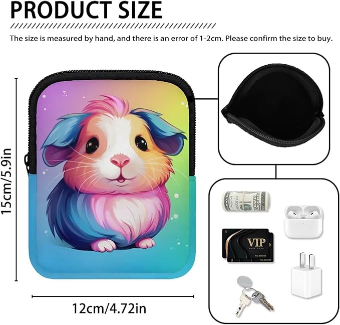 Guinea Pig Water Bottle Pouch with Adjustable Strap Tumbler Cup Pouch for Gym Workout Running Stanley Accessories Tumbler IceFlow Storage Holder 20oz-40oz