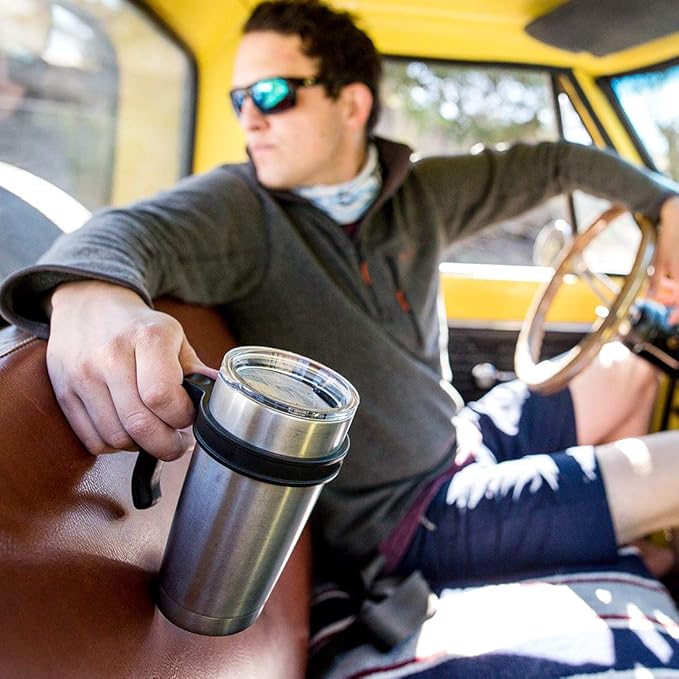 Handle for 20OZ Tumbler,Yeti Rambler Handle Anti Slip Travel Mug Grip Cup Holder for Yeti Rambler,Ozark Trail,Sic and More Tumbler Mugs