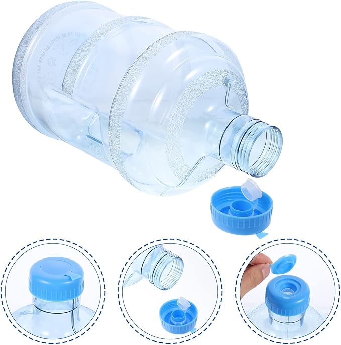 LIOOBO Camping Water Storage Drinking Container: Plastic Water Jug Big Bottle for Hiking Mountaineering Picnic Fishing Car Office 0. 8 Gallon