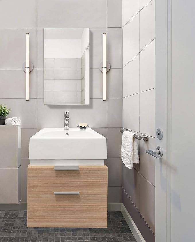 Krugg Medicine Cabinet | Recess or Surface Mount | Blum Hinge 170 Degree Soft Close | (18" x30)