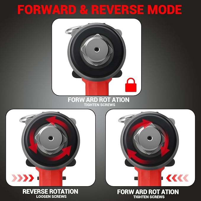 Cordless Impact Wrench 1" for Milwaukee 18V Battery, Impact Wrench 2250FT-LBS(3000N.m) High Torque Brushless Electric Impact, with 4 Modes Power Impact Driver for Car, Truck, Mower (No Battery)