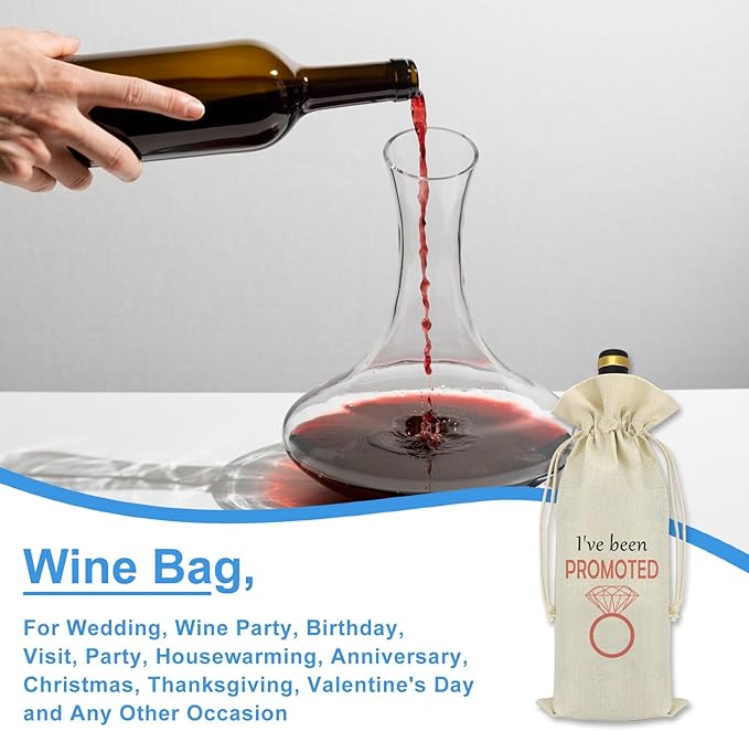 Funny Engagement Gifts for Couples Wine Bag Newly Engaged Gifts Bride to Be Gifts Wedding Planning Wine Gift Bag Fiance Fiancee Gift Mr and Mrs Marriage Gifts Bachelorette Party Bridal Shower Gift
