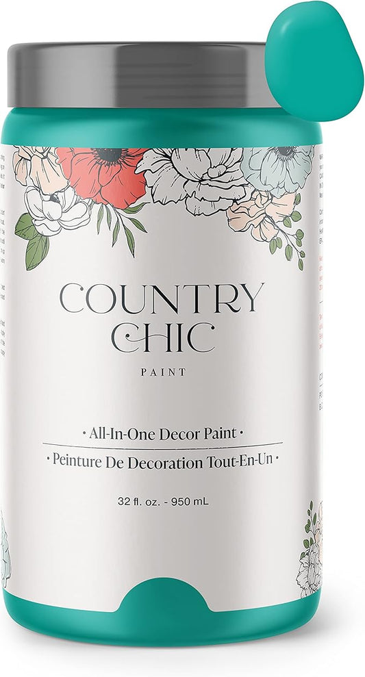 Chalk Style Paint - for Furniture, Home Decor, Crafts - Eco-Friendly - All-in-One - No Wax Needed (Quart (32 oz), Whoop-de-do)