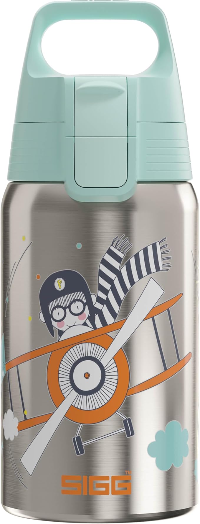 SIGG - Stainless Steel Kids Bottle - Shield One - Suitable For Carbonated Beverages - 17 Oz