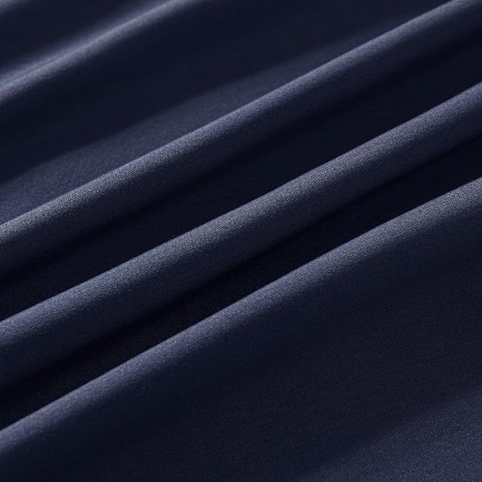 Bed Skirt Twin Size Ruffled Bed Skirt with Split Corners, 12 Inch Drop Dust Ruffle Bed Skirt with Platform,Blue