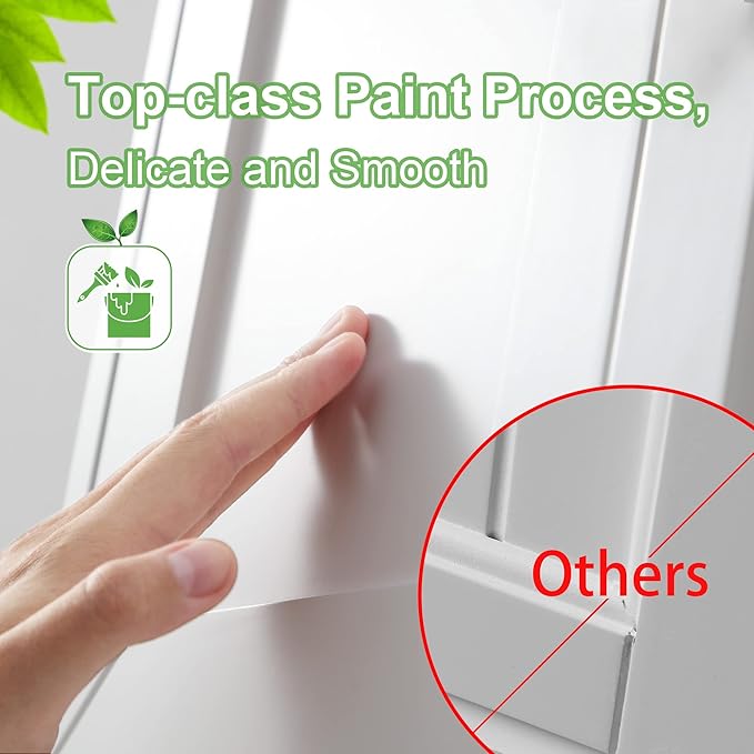 Bathroom Wall Cabinet Wooden Medicine Cabinet Buffering Hinge MDF Material Over Toilet Storage 23"x29" and Adjustable Shelves Cupboard Above Toilet with Large Space