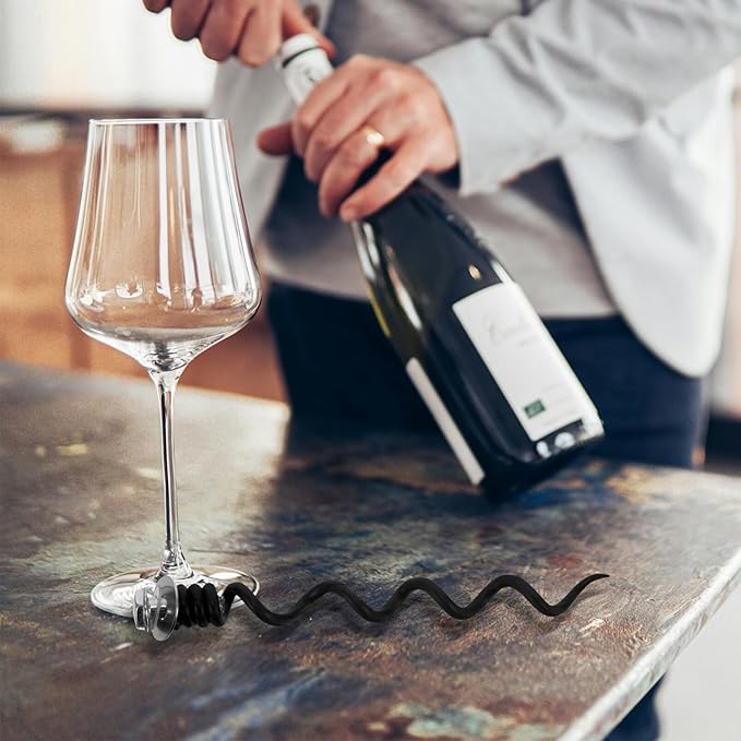 Alipis Replacement Corkscrew Spiral Worm 4pcs Corkscrew Wine Bottle Opener Manual Cork Screw for Waiter Metal Spiral Bit Replacement for Corkscrew Repairing
