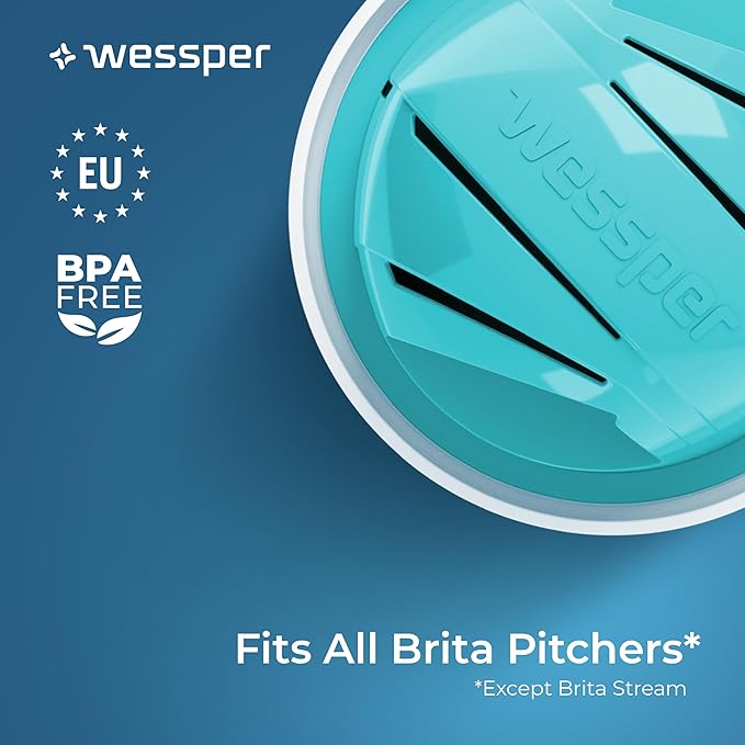 Aqua Classic Alkaline Water Filter Compatible with Brita Pitcher & Dispenser | Replacement Cartridge for Brita Water Filter | Pack of 3 pH Water Filter | Increase Water ph & Reduce Contaminant