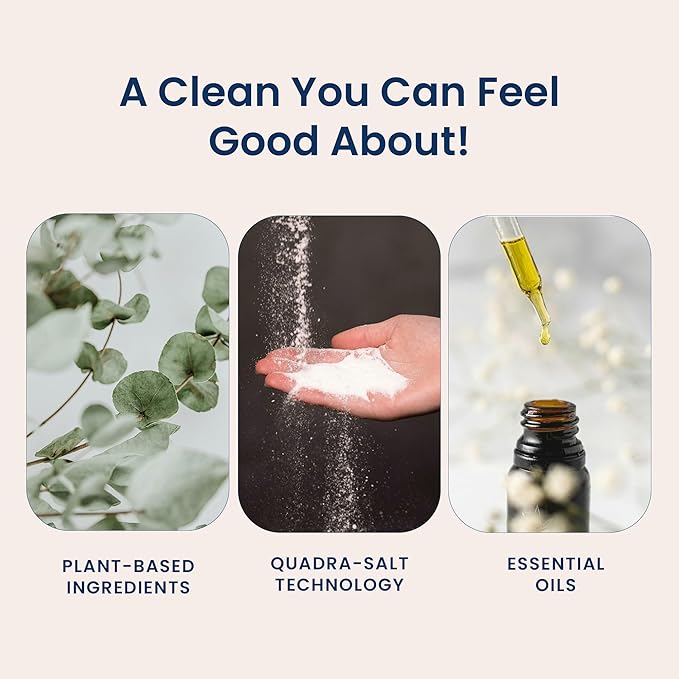 Truly Free Natural Dishwasher Booster & Rinse Aid - Non-Toxic Dishwashing Aid Formula, Removes Residue & Tough Dish Stains, Water Spot Remover - Includes: 1 Reusable Empty 12 oz Bottle & 1 Refill