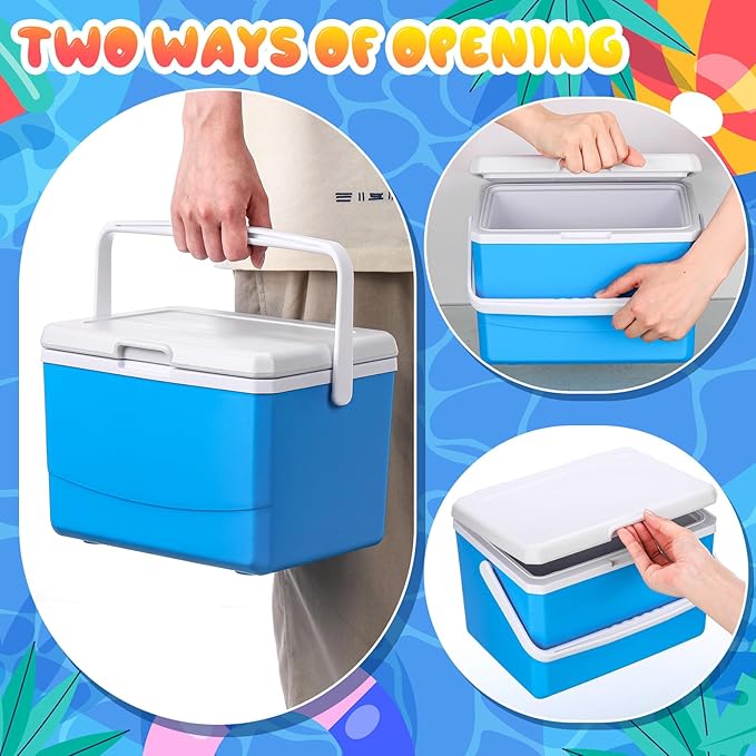 Nuogo 5 L/5.3QT Insulated Ice Bucket with Lid and Scoop Ice Container for Party Double Walled Wine Bucket Chiller Storage Bin for Ice Beer Champagne Beverage Tub for Kitchen Bar Outdoor Picnic Camping