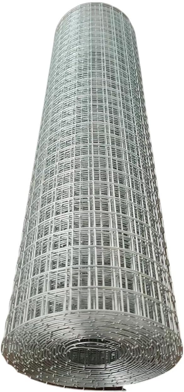 Hardware Cloth 1/2inch 15inx15ft 19 Gauge,Double-Layer Hot-Dip Galvanizing After Welding,Chicken Wire Netting Garden Wire Fencing Rabbit Snake Fence Chicken Coop Plant Supports