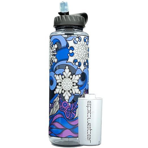 Epic Nalgene OG | USA Water Bottle with Filter | Dishwasher Safe | Filtered Water Bottle | Travel Water Bottle | BPA Free | Removes 99.99% Tap Water contaminants