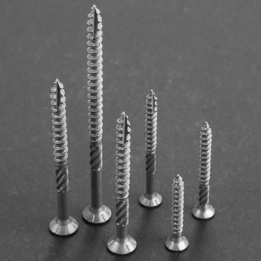 #10 * 2-1/2" 304 Stainless Steel Deck Screws, (1340pcs) 15 lbs.Exterior Wood Screws, Rust Resistant epoxy Coated, Bronze, T25 Star Bit