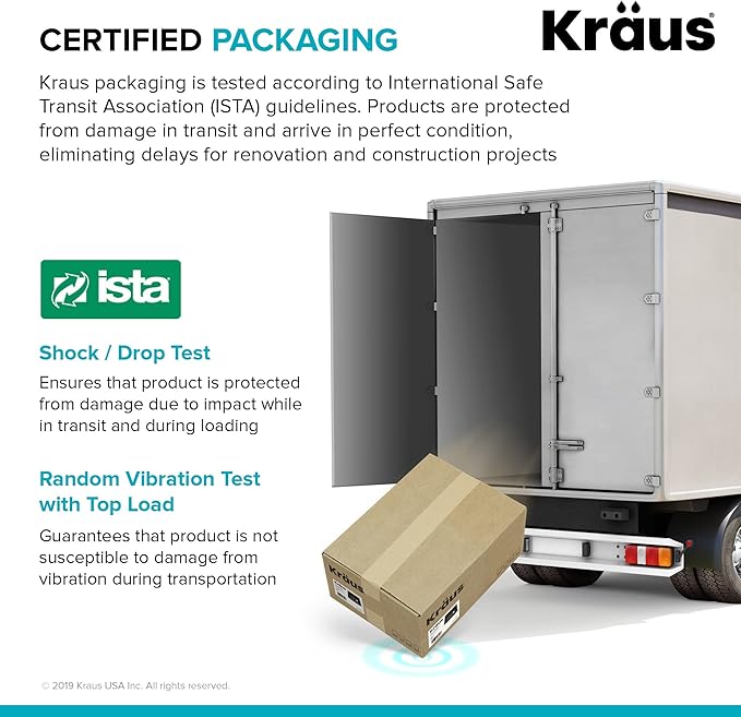 KRAUS Quarza 24-inch Kitchen Sink Drop-In/Undermount Single Bowl Granite Kitchen Sink Black Onyx, KGD-410B