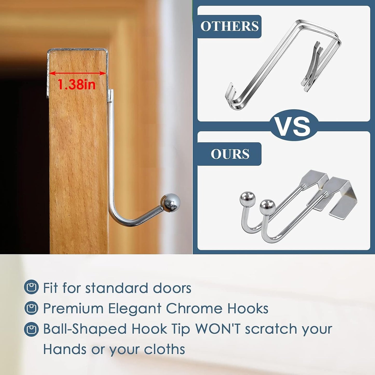 The Fine Living Co. X-Large Hanging Laundry Hamper with Over Door Hooks & Adhesive, Durable Space Saving Laundry Bag with Zipper and Wide Open Top,Hanging Dorm Laundry Hamper 20"x3.75"x31" (Gray-XL)