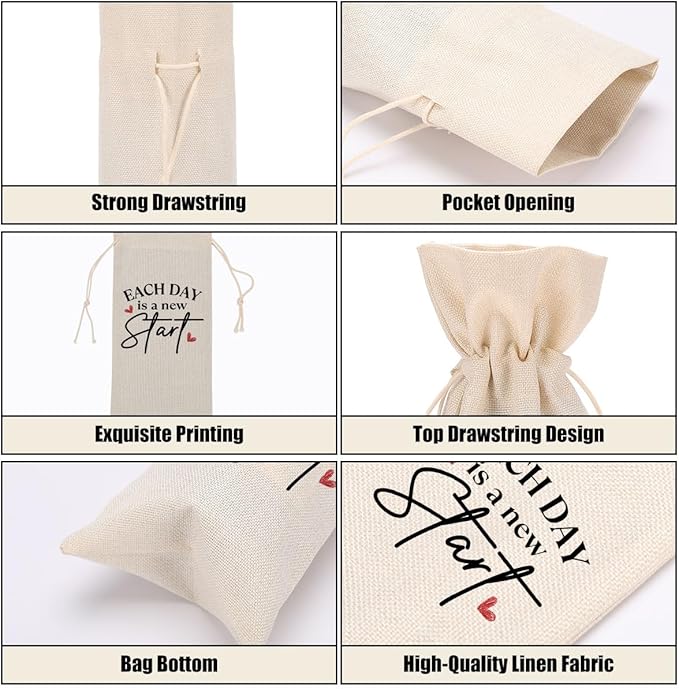 Funny Wine Quotes Wine Bag Wine Tasting Party Supplies for Wine Lovers Women Men Bride Groom Beatie Mom Christmas Birthday Wedding Bachelorrette Party Wine Bags