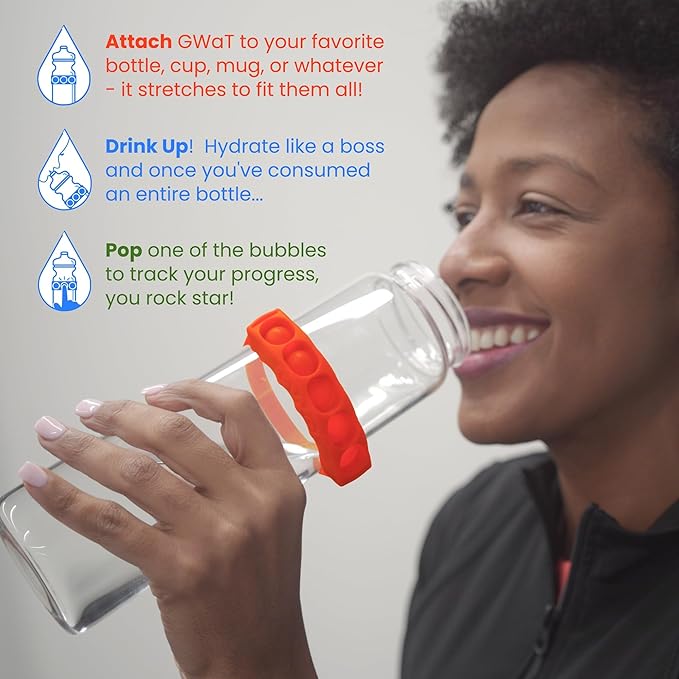 Hydration Tracker for Water Bottles, Helps You Drink More
