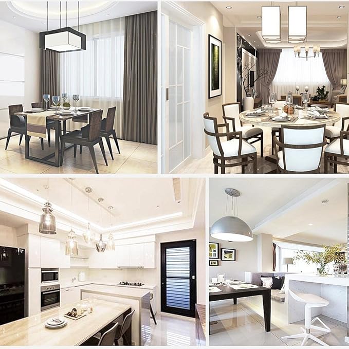 Dimmable E26 LED Light Bulbs,40 Watt Equivalent,Daylight 4000K Classic Clear Glass A19 LED Filament Bulb Pack of 6