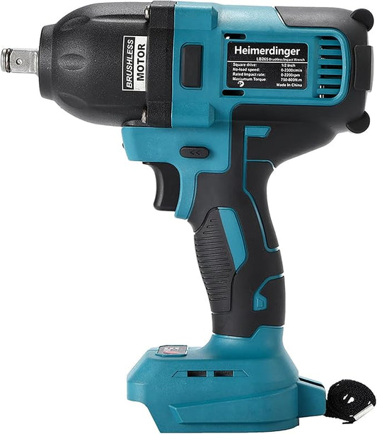 1/2 Inch Cordless Impact Wrench for Makita 18V Battery - 580 Ft-lbs Brushless High Torque Electric Power Impact Gun,2300RPM for Car/Truck Tires & Heavy Duty Jobs